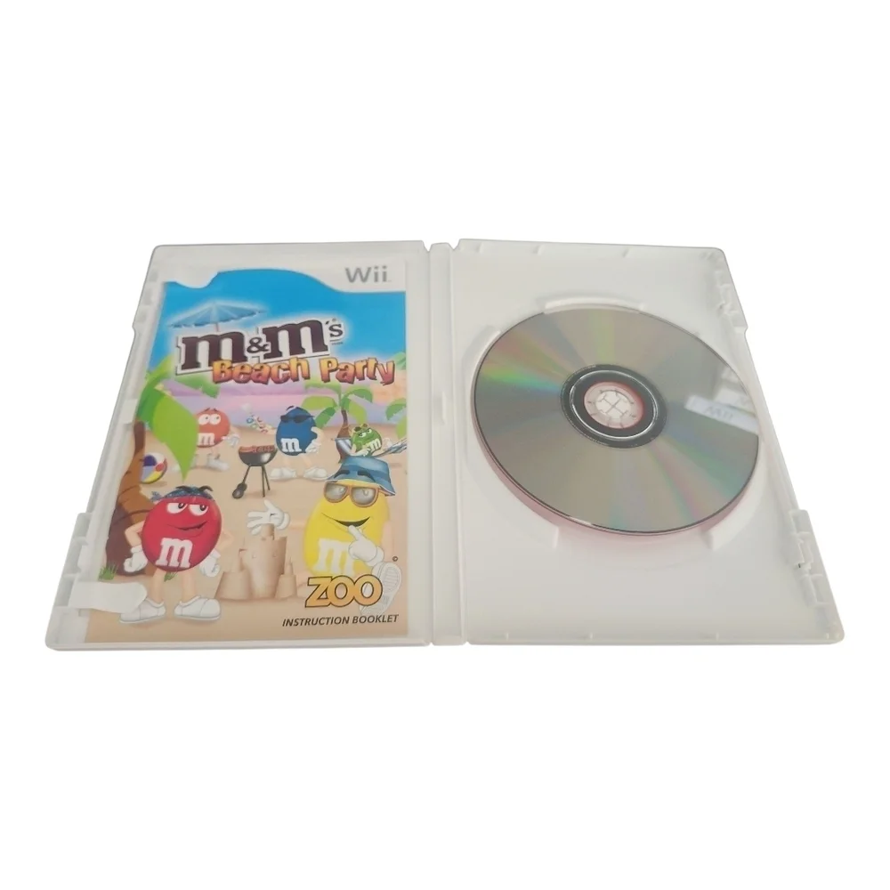M&M’s Beach Party (Nintendo Wii) – Complete w/ Game Disc & Manual – Fun Mini-Gam